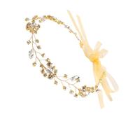 BESPORTBLE Banca Di Matrimonio D'oro Copricapo Nuziale Fascia Per Bride Tiara Banda Per Da Sposa Copricapo Da Sposa Decorazioni Per Da Sposa Copricapo Della Sposa