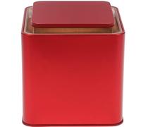 BESPORTBLE Barattolo Sigillato Creativo in Ferro Rosso Contenitore Pratico per tè Chicchi di caffè e Frutta Secca Bottiglia Sigillata Decorativa per Conservazione in Cucina Regalo