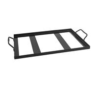 BESPORTBLE Barbecue Tool, Griglia per Piastra di Sale in Ferro smaltato Nero, Resistente al Fuoco, per Campeggio e Barbecue