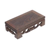 BESPORTBLE Base in Legno di Legno di Pollo Rettangolare 11X5X4 CM Supporto per Teiere Yixing Mensola Antica per Piante Esposizione Decorativa per Bonsai e Sfere di Cristallo da Interno