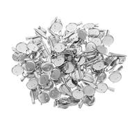 BESPORTBLE Base Per Spilla Con Clip in Ferro Per Creazione Spille Fai Da Te, 2 Cm, Set Da 100 Pezzi, Accessori Per Realizzazione Gioielli Personalizzati Da Indossare Su Cappotti e Maglioni