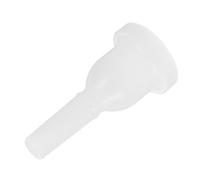 BESPORTBLE Becco per Trombone in ABS Bianco, Sostituzione per Trombone, Leggero e Non Si Deforma, Accessorio per Principianti