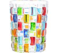 BESPORTBLE Bicchiere Vetro Trasparente Colorato per Succo e Bevande Tazza Colazione e Dessert Design Elegante e Pratico Vetro Resistente e Sicuro per Cocktail e Freddo