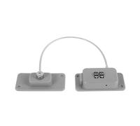 BESPORTBLE Blocco di sicurezza frigorifero sicurezza casa blocchi di sicurezza per armadi e cassetti serrature per porte a prova di blocchi di frigo AbS Dark Grey