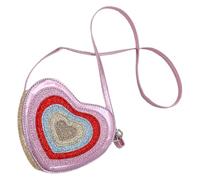 BESPORTBLE Borsa a tracolla a forma di cuore borsetta a cuore Spalla borsa a cuore borse tracolla outlet sling bag borsetta versatile shoulder bags portafoglio a cuore borsa per bambine pu