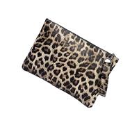 BESPORTBLE Borsa Leopardata a Mano in Grana Di Leopardo Gialla, Borsa a Busta Alla Moda, Design Creativo Per Uso Quotidiano e Regalo Per Donne