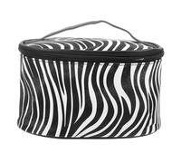 BESPORTBLE Borsa Per Cosmetici Righe Borsa Da Viaggio Per Trucco Leggera e Resistente in Poliestere Per Viaggi e Routine Quotidiane