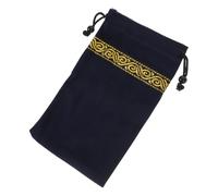 BESPORTBLE Borsa Porta Tarocchi in Velluto Coulisse, Custodia Compatta e Resistente Per Carte e Gioielli, Sacchetto Portatile Per Appassionati Di Lettura Tarocchi e Giochi Divinatori