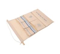 BESPORTBLE Borsa Portaoggetti da Appendere al Muro di Cotone Organizer da Parete con Tasche Multiple Soluzione Salvaspazio per Ingresso Bagno e Ufficio