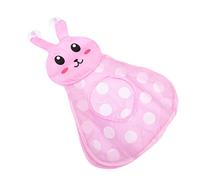 BESPORTBLE Borsa Stoccaggio Giocattoli Multifunzionale Forma Coniglio per Giochi da Bagno Organizer Pratico per Mantenere Bagno Ordine Rosa