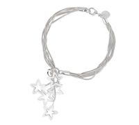 BESPORTBLE Bracciale a stella Bracciale di amicizia catena della mano ispiratrice catena della mano dell'amicizia catena a cinque fili braccialetto dei desideri rame Argento