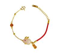 BESPORTBLE Bracciale con Ciondolo Coniglio per Capodanno e Prosperità Compleanno per Accessorio