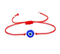 BESPORTBLE Bracciale Malocchio Regolabile con Occhio Turco e Filo Rosso Intrecciato Gioiello Protettivo Unisex per Stile Distintivo e Sicurezza Quotidiana