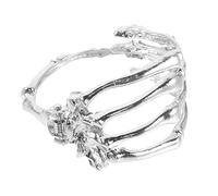 BESPORTBLE Bracciale Scheletro per Halloween Ciondolo Metallo con Design Classico per Feste e Cosplay Accessorio Unisex per Speciali