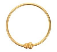 BESPORTBLE Braccialetto da Donna in Stile Cinese Design a Zucca in Rame Dorato, Bracciale Bangle Tradizionale Elegante Significato Simbolico e Comfort per Uso Quotidiano