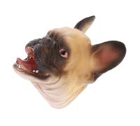 BESPORTBLE Burattino Mano a Forma Di Cane Bulldog in Vinile, Giocattolo Burattino Narrativo Per Bambini, Pupazzo Interattivo Leggero e Portatile Per Raccontare Storie e Feste