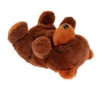 BESPORTBLE Burattino Orso Marrone Morbido per Giocattolo Educativo Animale Interattivo Mano Animale Peluche per Stimola Creatività e Coordinazione per Gioco Genitore-figlio