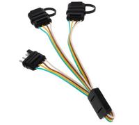 BESPORTBLE Cablaggio per Rimorchio Cablaggio Luci Rimorchio 4 Pin Connettore Sae Cavo Prolunga per Luci Auto Rame Gomma e Nylon