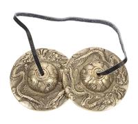 BESPORTBLE Campana Per Piatti in Rame Vintage Strumento Percussione Per Meditazione e Yoga Design Elegante e Resistente