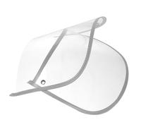 BESPORTBLE Cappello a Prova Di Pioggia Brim Visiera Protettiva Per Il Viso Poncho Chiari Piovere Copertina Poncho Antipioggia Con Cappuccio All'orlo Poncho Antipioggia Per Il Viso Plastica