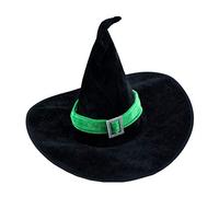 BESPORTBLE Cappello Da Strega In Nero - Elegante E Mistico Accessorio Per Il Costume Di Halloween (Colore Casuale)