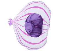 BESPORTBLE Cappello di Peluche a Forma di Cipolla Copricapo per Festa di Halloween Accessorio per Costumi e Travestimenti, Forniture per Eventi a Tema e Cosplay, Berretto Divertente per Foto