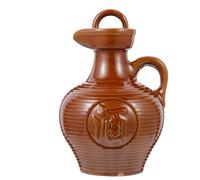 BESPORTBLE Caraffa Vino in Ceramica con Beccuccio Affusolato e Manico Portatile Brocca Rustica da Tavola per Versare Vino e Birra Accessorio Pratico per Casa e Ristorante