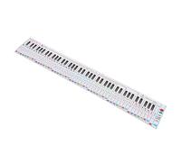 BESPORTBLE Carta Pratica Materiale Carta Resistente per Tastiera di Pianoforte 88 Tasti Design Rapporto Chiave per Studenti e Insegnanti, per Esercizi di Pratica