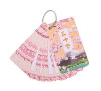 BESPORTBLE Carte Giapponesi per Principianti Sillabario Hiragana Katakana Didattica Portatile Facile da Leggere e Studiare