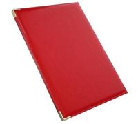 BESPORTBLE Cartella Portadocumenti e Risparmiare Rosso in Carta e Ferro per Organizzare Carte per Proposte e Ricevute