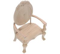 BESPORTBLE Casa delle Bambole con Braccioli Vintage Non Verniciata Accessorio Mobili Realistici per Decorazione Natalizia e Fotografia