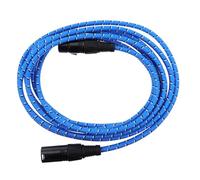 BESPORTBLE Cavo Xlr Maschio-femmina Metri con Tre Fili e Rivestimento Tessuto in Nylon Adattatore Audio per Microfono e Mixer Compatibile con Amplificatori e Luci Palco Connettore in Zinco