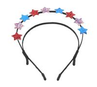 BESPORTBLE Cerchiamo Un Accattivante Seguendo Requisiti Forniti Cerchietto Glitter Star Per Del Giugno Patriottici Accessorio Per Celebrazioni e Festivi