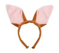 BESPORTBLE Cerchietto per capelli con orecchie da volpe: morbido cerchietto marrone con orecchie da animale - grazioso accessorio per feste nella giungla selvaggia per Natale, Pasqua, cosplay e