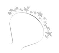 BESPORTBLE Cerchietto Stella con Strass Lega di Zinco Fascia Elegante per da Festa Stella Cinque Punte per Compleanni e Occasioni Speciali