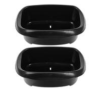 BESPORTBLE Cestino per triciclo da 2 pezzi: borsa per bici per bambini, per bambine e bambini piccoli, borsa da sella per manubrio anteriore, scooter, bicicletta, contenitore di plastica staccabile,