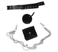 BESPORTBLE Chain Bag Da Donna Con Catena e Cintura Regolabile in Pu Lucida Borsetta Stile Hip-hop Per Viaggi e Uso Quotidiano Elegante Portaoggetti Multifunzionale