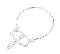 BESPORTBLE Charm Holder Collana Doppio Interconnesso Portachiama Minimalista Anello e Pendente Versatile per Quotidiano e Speciali