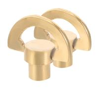 BESPORTBLE Chiave a Manovella in Ferro per Carillon 2 Pezzi, Micro Chiave di Carica Silenziosa per Meccanismo Orologeria Fai da Te, Accessorio per Creazioni Musicali e Portagioie Artigianali