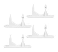 BESPORTBLE Chiusure Porta Facile Installazione e Superficie Liscia Set di 4 Pezzi in Plastica Bianca Accessori Pratici Lavatrice Elettrodomestici Domestici