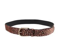 BESPORTBLE Cintura da donna con stampa leopardata - Cintura larga con fibbia ad ardiglione e stampa animalier vintage per donna - Accessorio alla moda western chic per jeans o abiti
