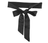 BESPORTBLE cintura di seta Cintura a fascia cintura elastica da donna Vita cinturino tessuto fascia lombare addobbi matrimonio cravatta a nastro per donna cinture di stoffa per le donne Black
