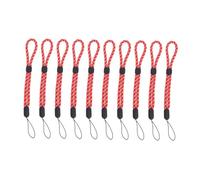 BESPORTBLE Cinturino da Polso Regolabile in Nylon Rosso Set da 10 Pezzi Anti-Smarrimento per Fotocamera Digitale e Cellulare Corda Anti-Caduta Leggera per Viaggi e Uso Quotidiano