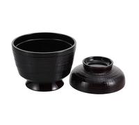 BESPORTBLE Ciotola di Miso Multifunzionale in Plastica con Coperchio Ciotola Stile Giapponese per Zuppa di Miso Riso e Antipasti Contenitore Domestico per Stoviglie da Ristorante Design
