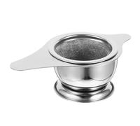 BESPORTBLE Colino da Tè in Acciaio Inossidabile Supporto, Filtro a Maglia Fine per Infusore, Accessorio per Tisane e Gelsomino, Design Decorativo per Casa e Ufficio