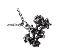 BESPORTBLE Collana a ciondolo a tre bao scimmia Gioielli scimmia graziosa collana con ciondoli scimmie collana animale per le donne fascino della scimmia collane di animali per le donne lega