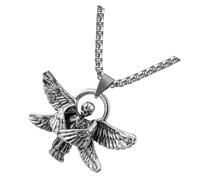 BESPORTBLE Collana con Ciondolo Angelo Accessori per Chic Clavicola per Ogni Occasione