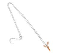BESPORTBLE Collana Con Denti Di Squalo Collana Da Masticare Con Denti Di Squalo Collana Di Squalo Per Gli Uomini Collana Di Conchiglie Dente Di Squalo Denti Di Metallo Silver
