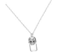 BESPORTBLE collana per cani Ciondolo scheletro Collana ceneri umane urna funeraria per animali domestici collane con urna per cani per ceneri collana di osso di cane Bicchiere Silver