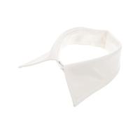 BESPORTBLE Collare Finto in Pelle Finto Collare Girocollo Collo a Camicia Falso Collo Donne Colletti Bianchi Falso Colletto Bianco Colletto Bianco Staccabile Bianca Pu